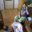 a jsme doma, Ad�lka ze m� byla �pln� paf a t�ta s mamkou j� odem� nemohli dostat